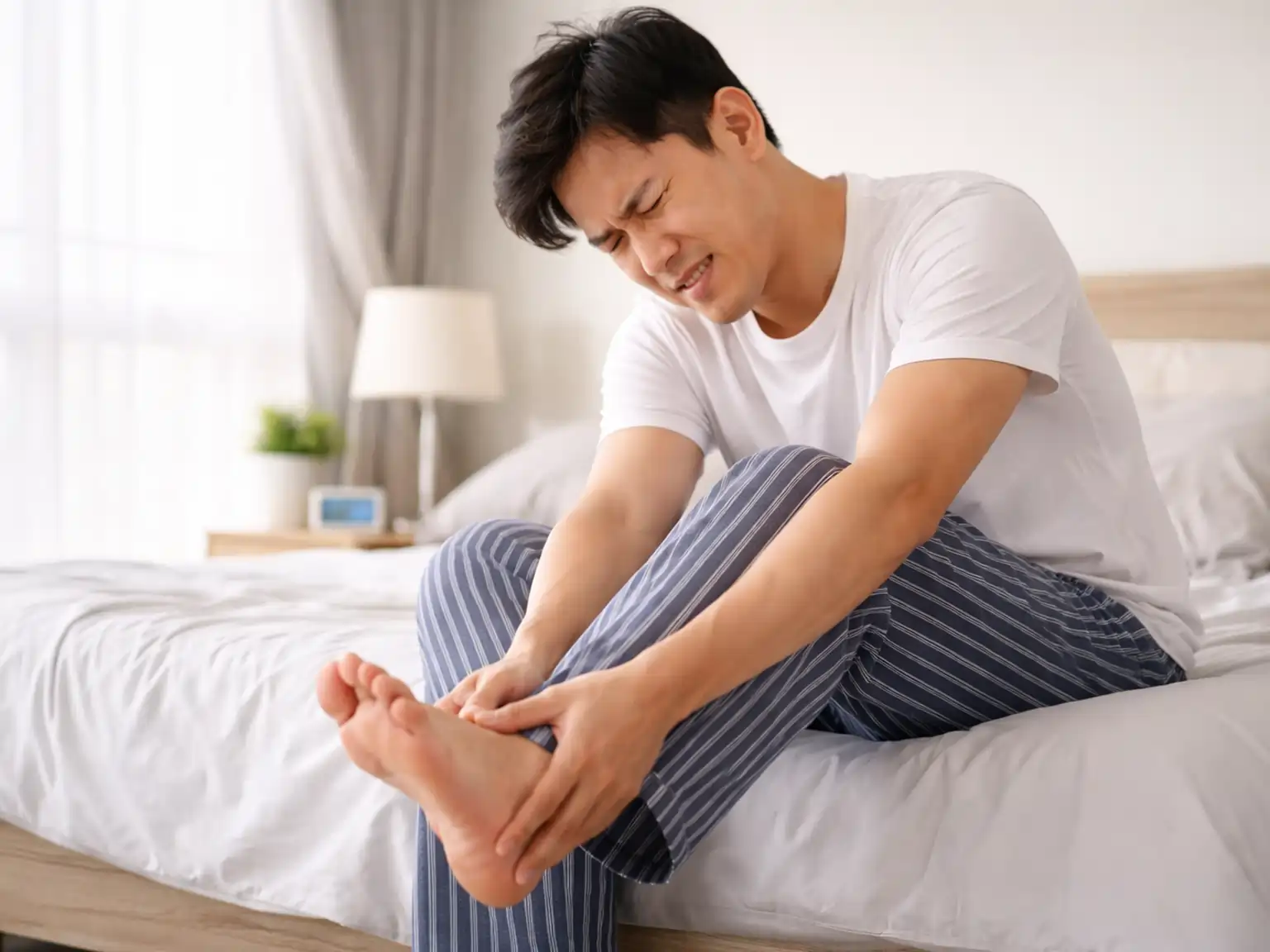 tumit sakit saat bangun tidur