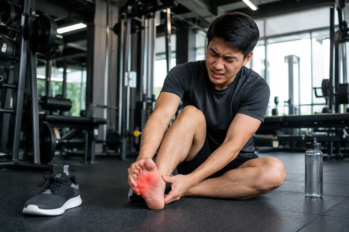 telapak kaki sakit bagian tengah