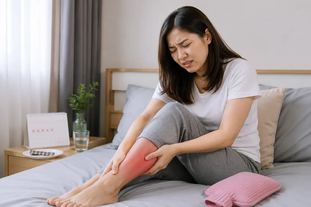kaki pegal saat haid